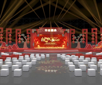 New Chinese Style Stage Performance-ID:712873947
