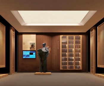 New Chinese Style Exhibition Hall-ID:943820954