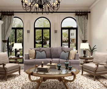 American Style A Living Room-ID:235181099