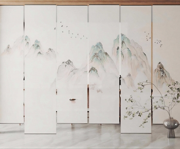 New Chinese Style Door Curtain-ID:216384892