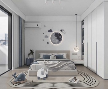 Modern Boy's Room And Son's Room-ID:792742971