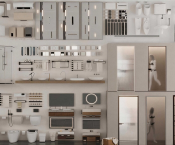 Modern Bathroom Cabinet-ID:927994977
