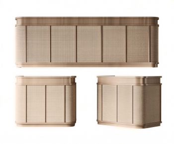 Wabi-sabi Style Reception Desk-ID:957158098
