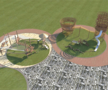 Modern Park Landscape-ID:522034888