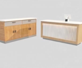 Modern Reception Desk-ID:878456126