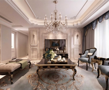 European Style A Living Room-ID:701864968