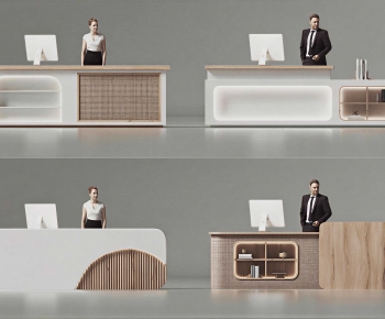 Modern Reception Desk-ID:509536981