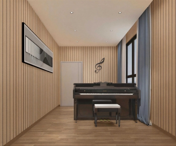Modern Piano Room-ID:381472115