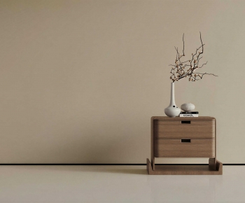 New Chinese Style Bedside Cupboard-ID:590631012