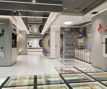 Modern Exhibition Hall-ID:455351112