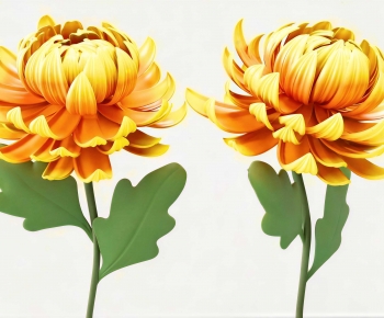 Modern Flowers And Grass-ID:322268017