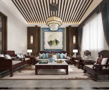 Chinese Style A Living Room-ID:210901982