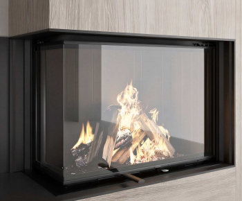 Modern Fireplace-ID:389375936