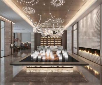 New Chinese Style Lobby Hall-ID:514869734
