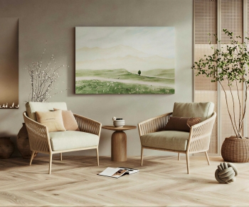 Wabi-sabi Style Lounge Chair-ID:944530018