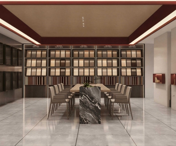 Modern Exhibition Hall-ID:717969894