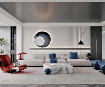 Modern A Living Room-ID:337802898