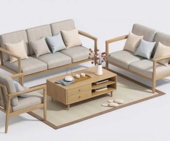 Japanese Style Sofa Combination-ID:556413893