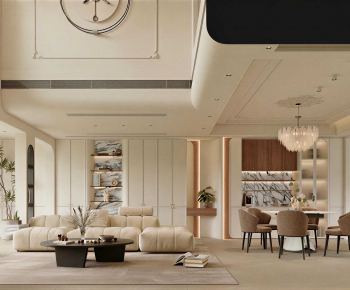 French Style A Living Room-ID:485462902