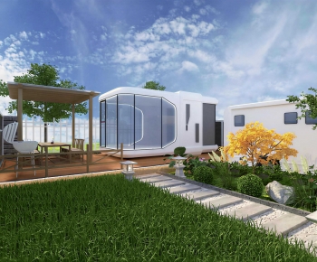 Modern Courtyard/landscape-ID:706820563