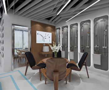 Modern Exhibition Hall-ID:658597952