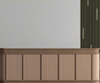 Wabi-sabi Style Reception Desk-ID:135030039