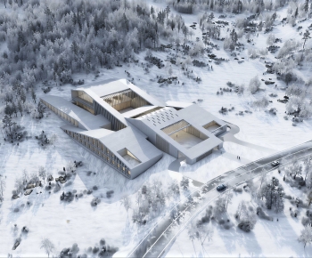 Modern Architectural Bird's-eye View Planning-ID:479181051