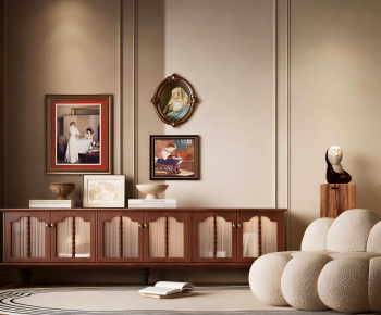 French Style TV Cabinet-ID:517863049