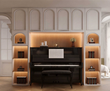 Modern Piano Room-ID:749828819