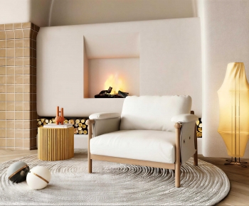Modern Single Sofa-ID:524557118