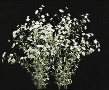 Modern Flowers And Grass-ID:411592963