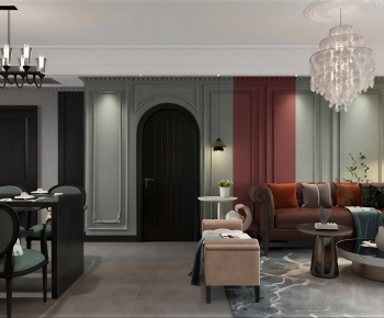 European Style A Living Room-ID:925560006