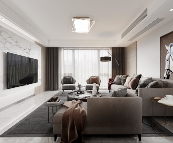 Modern A Living Room-ID:905129915