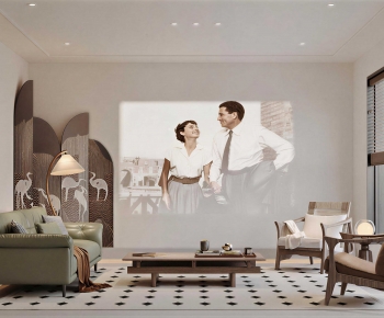 Modern A Living Room-ID:976209647