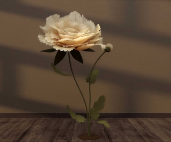 Modern Flowers And Grass-ID:283457042
