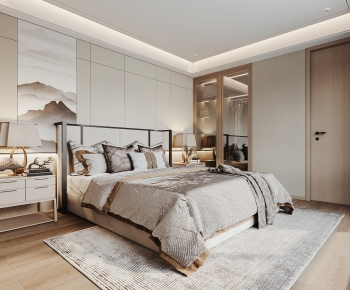 New Chinese Style Bedroom-ID:432322983