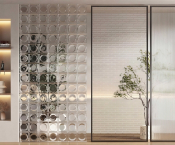 Modern Glass Screen Partition-ID:888936041