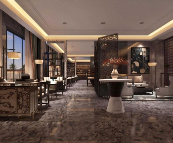 New Chinese Style Lobby Hall-ID:607482919