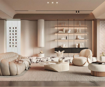 Modern A Living Room-ID:601377962
