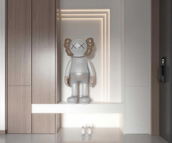 Modern Entrance Cabinet-ID:255340103