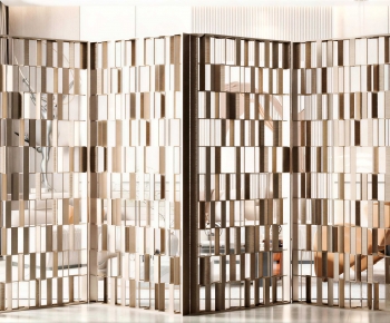 Modern Metal Screen Partition-ID:387692931