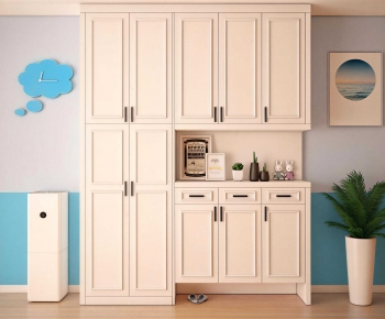 Nordic Style Shoe Cabinet-ID:383217107