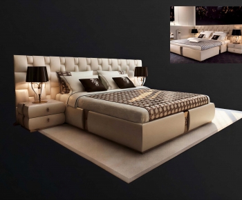 Modern Double Bed-ID:816148045