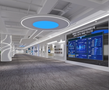 Modern Exhibition Hall-ID:385900974