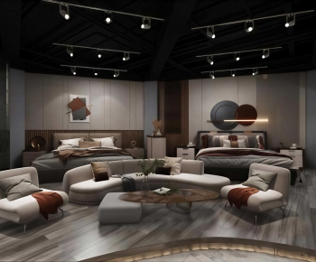 Modern Exhibition Hall-ID:354785925