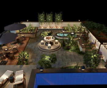 New Chinese Style Courtyard/landscape-ID:879024032