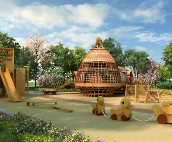Modern Park Landscape-ID:862519726