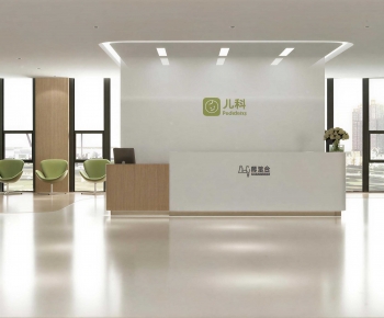 Modern Hospital Hall-ID:379459948