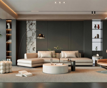 Modern A Living Room-ID:685503012
