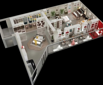 Modern Exhibition Hall-ID:564795026